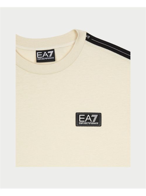T-shirt girocollo bambino EA7 con logo EMPORIO ARMANI EA7 | 7B000190-AF10375U1079